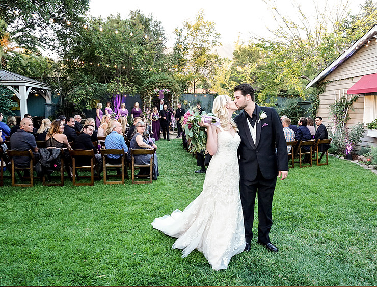 Weddings at Ojai, CA/Lavender Inn, bed and breakfast